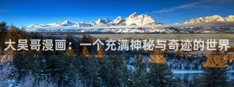韩漫网站免费大全：大吴哥漫画：一个充满神秘与奇迹的世界